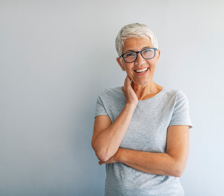 Auckland Breast Centre mature lady smiling